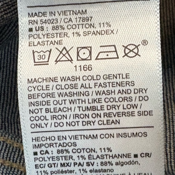 Old Navy Girls Denim High-Rise Flare Built in Touch Studded Jeans | Size 8 - Picture 6 of 6